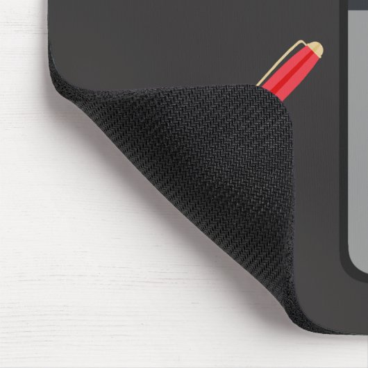 Rechner und Maus-Pad Mousepad (Ecke)