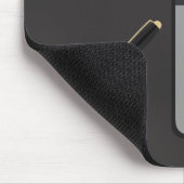 Rechner und Maus-Pad Mousepad (Ecke)