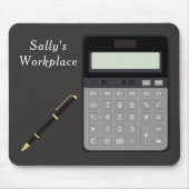 Rechner und Maus-Pad Mousepad (Vorne)