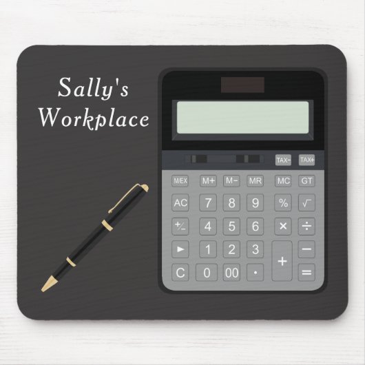 Rechner und Maus-Pad Mousepad (Vorne)