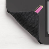 Rechner und Maus-Pad Mousepad (Ecke)