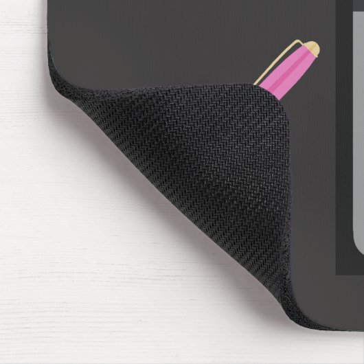 Rechner und Maus-Pad Mousepad (Ecke)