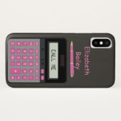 Rechner und Pen Graphic Case-Mate iPhone Hülle (Rückseite (Horizontal))