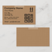 Rechnerkarton Visitenkarte (Vorne/Hinten)