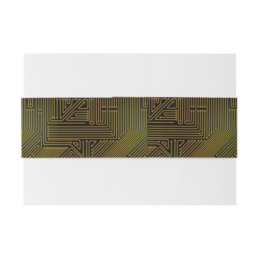 Rechnerschaltungbretmuster Einladungsbanderole (Rückseitenbeispiel)