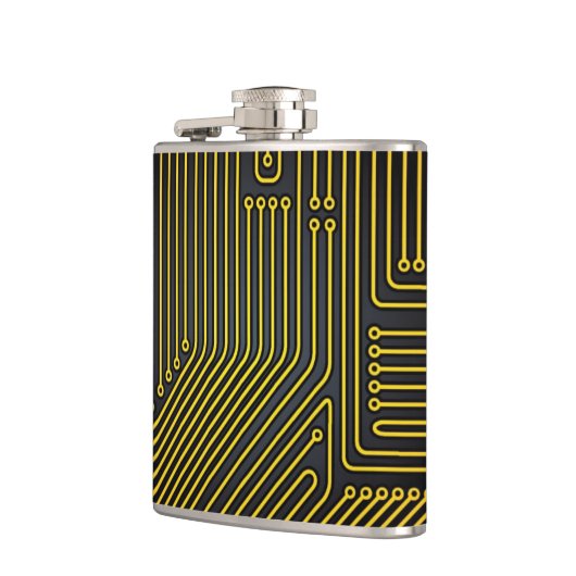 Rechnerschaltungbretmuster Flachmann (Links)