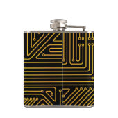 Rechnerschaltungbretmuster Flachmann (Rückseite)