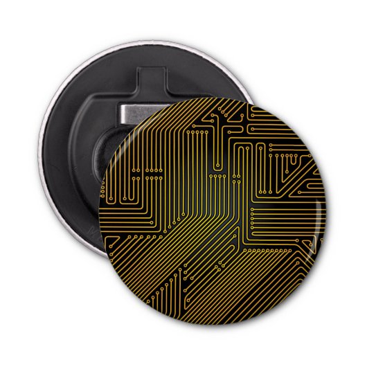 Rechnerschaltungbretmuster Flaschenöffner (Vorderseite)