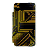 Rechnerschaltungbretmuster Incipio iPhone Geldbeutel-Hülle (Folio Vorderseite)