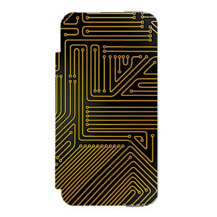 Rechnerschaltungbretmuster Incipio Watson™ iPhone 5 Geldbörsen Hülle