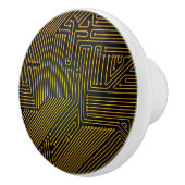 Rechnerschaltungbretmuster Keramikknauf (Rechts)