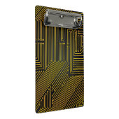 Rechnerschaltungbretmuster Mini Klemmbrett (Schrägansicht)