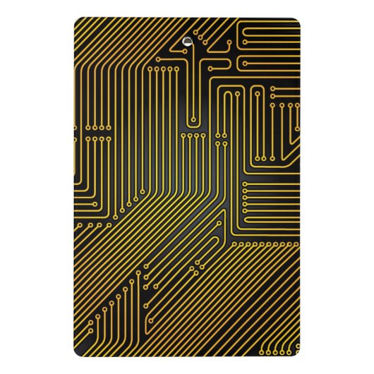 Rechnerschaltungbretmuster Mini Klemmbrett (Rückseite)