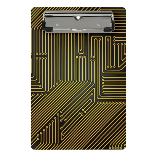 Rechnerschaltungbretmuster Mini Klemmbrett (Vorderseite)