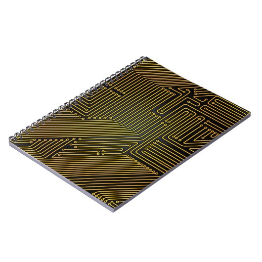 Rechnerschaltungbretmuster Notizblock (Linke Seite)