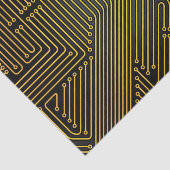 Rechnerschaltungbretmuster Seidenpapier (Ausschnitt)