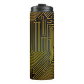 Rechnerschaltungbretmuster Thermosbecher (Vorderseite)