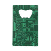 Rechnerschaltungbrett Geldkarten Flaschenöffner (Rückseite)