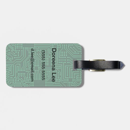 Rechnerschaltungbrett Gepäckanhänger (Rückseite horizontal)