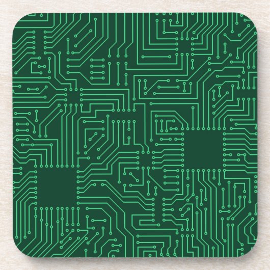 Rechnerschaltungbrett Getränkeuntersetzer (Vorderseite)