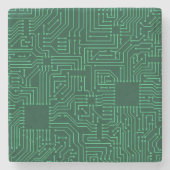 Rechnerschaltungbrett Steinuntersetzer (Vorderseite)