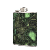 Rechnerschaltunghintergrund Flachmann (Links)