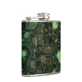 Rechnerschaltunghintergrund Flachmann (Rechts)