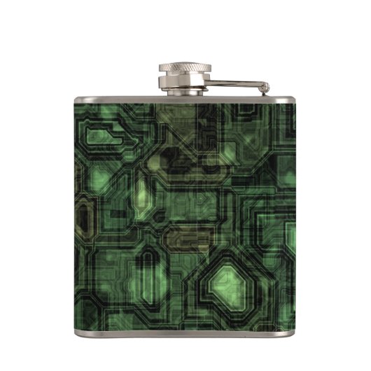 Rechnerschaltunghintergrund Flachmann (Rückseite)