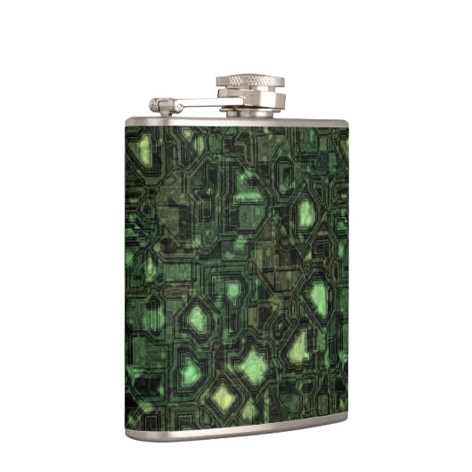 Rechnerschaltunghintergrund Flachmann (Rechts)