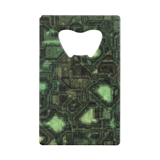 Rechnerschaltunghintergrund Geldbeutel Flaschenöffner (Rückseite)