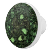 Rechnerschaltunghintergrund Keramikknauf (Rechts)