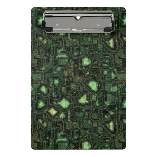 Rechnerschaltunghintergrund Mini Klemmbrett (Vorderseite)