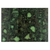 Rechnerschaltunghintergrund Schneidebrett (Vorderseite)