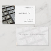 Rechnertastatur und -verbund visitenkarte (Vorne/Hinten)