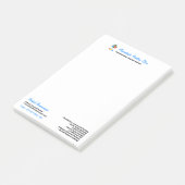 Rechnung für Malerarbeiten Modern Professionell Post-it Klebezettel (angewinkelt)