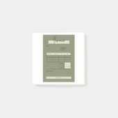 Rechnung Post-it Klebezettel (Vorderseite)