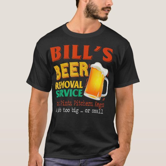 Rechnungen Beer Removal Service Pints Pitchers No T-Shirt (Vorderseite)