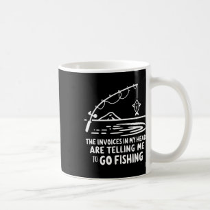 Rechnungen In Meinem Kopf Angeln Lustige Buchhaltu Kaffeetasse