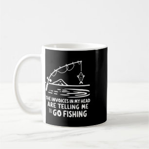 Rechnungen In Meinem Kopf Angeln Lustige Buchhaltu Kaffeetasse