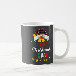 Rechnungs Weihnachtsmannschaft Santa Hut Rechnungs Kaffeetasse