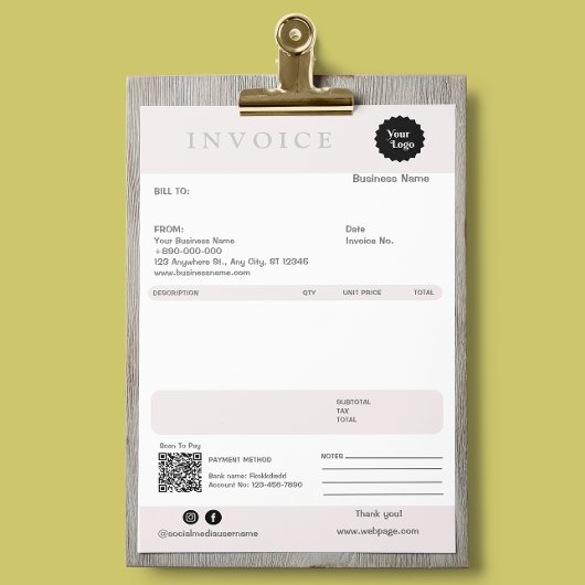 Rechnungsabschlussempfang Logo für kleine Unterneh