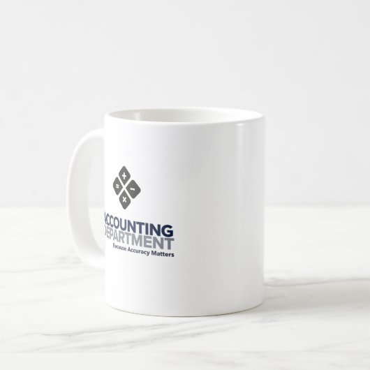 Rechnungsabteilung Kaffeetasse (Vorderseite Links)