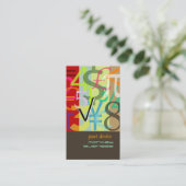 Rechnungsführer, Finanzberater Visitenkarte (Stehend Vorderseite)