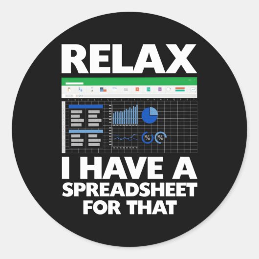 Rechnungsführer für den Finanzanalytiker der CPA Runder Aufkleber (Vorderseite)