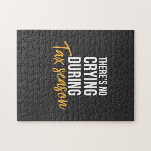 Rechnungsführer in der Steuersaison Puzzle (Horizontal)