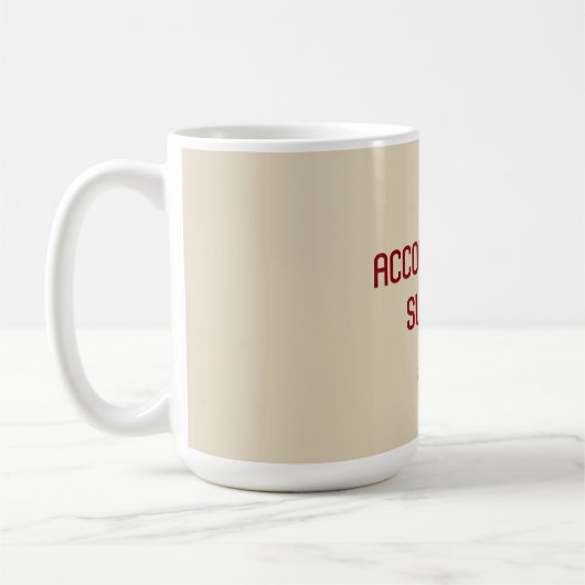 "RECHNUNGSFÜHRER" KAFFEETASSE (Links)