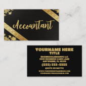 RechnungsführerElegant Visitenkarte (Vorne/Hinten)