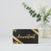 RechnungsführerElegant Visitenkarte (Stehend Vorderseite)