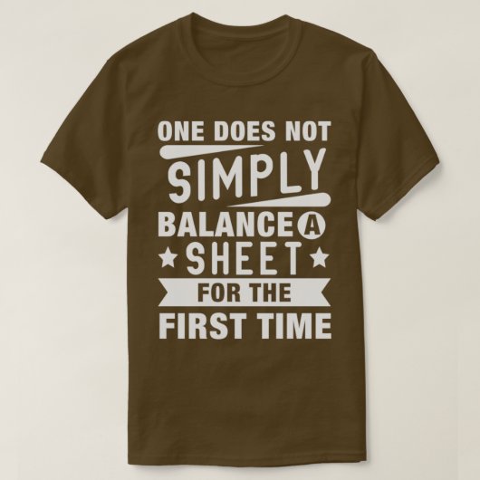 Rechnungsführung Funny Bookkeeping Audit Accountan T-Shirt (Design vorne)