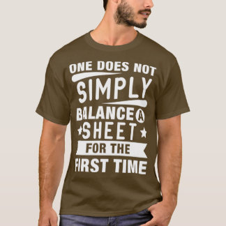 Rechnungsführung Funny Bookkeeping Audit Accountan T-Shirt